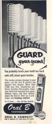 Oral-B Print Ad 1956 300dpi